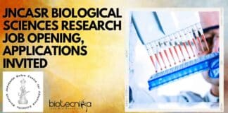 JNCASR Biological Sciences Research