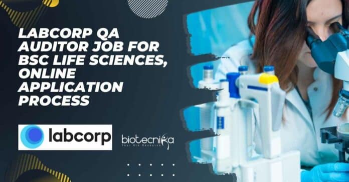 Labcorp QA Auditor Job