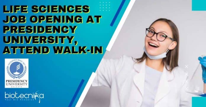 Life Sciences Job Opening