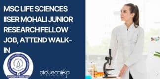 MSc Life Sciences IISER
