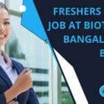 Freshers BDE Job Biotecnika Jan 2023