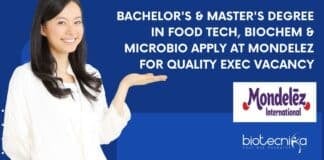 Mondelez Quality Executive Job
