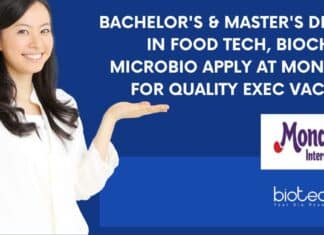Mondelez Quality Executive Job