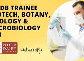 NDDB Trainee Biotech