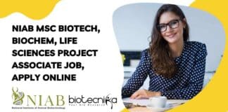 NIAB Job Opening 2022