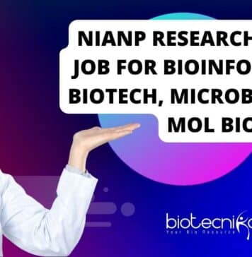 NIANP Research Fellow Job