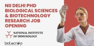 NII Delhi PhD Job Opening