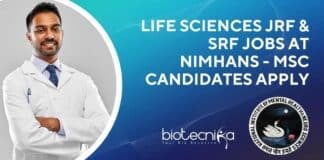 NIMHANS Research Vacancies 2022