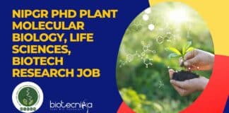 NIPGR PhD Vacancy 2022
