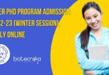 NISER PhD Program Admission 2022-23 (Winter Session), Apply Online NISER PhD 2022-2023 Admission