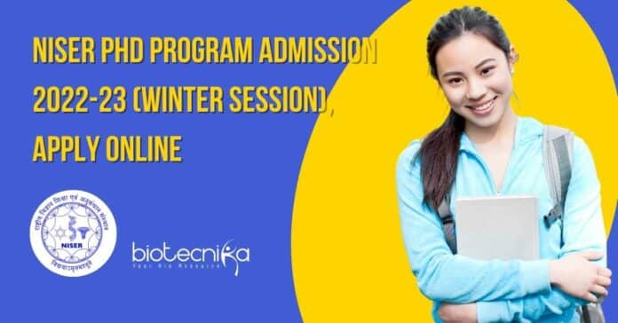 NISER PhD 2022-2023 Admission