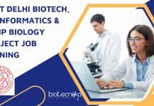NSUT Delhi Biotech, Bioinformatics & Comp Biology Project Job Opening NSUT Delhi Biotech