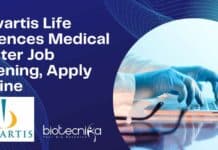 Novartis Life Sciences Medical Writer Job Opening, Apply Online Novartis Medical Writing Job