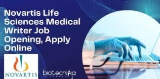 Novartis Medical Writing Job