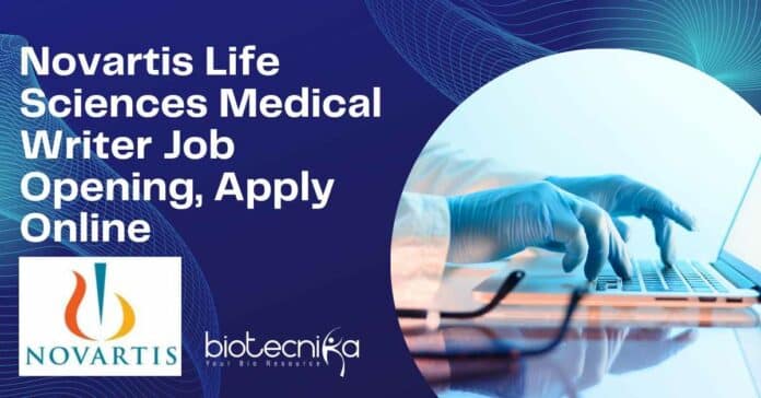 Novartis Medical Writing Job