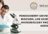 Pondicherry University Biochem, Life Sciences, Microbiology Project Assistant Pondicherry University Project Recruitment