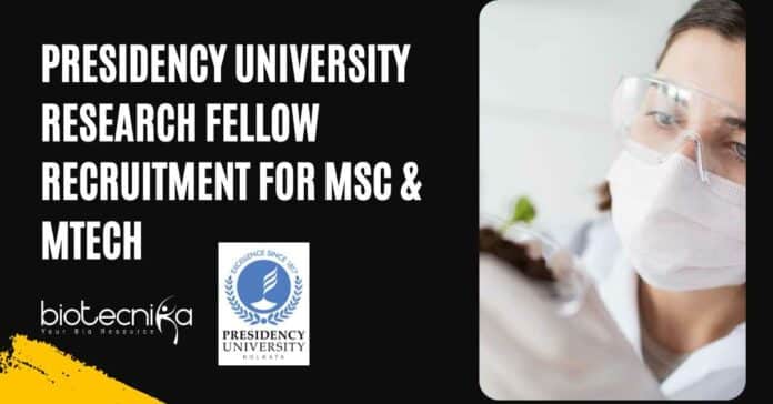 Presidency University Research Fellow