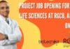 Project Job Opening For MSc Life Sciences at RGCB, Apply Online RGCB Project 2022 Job