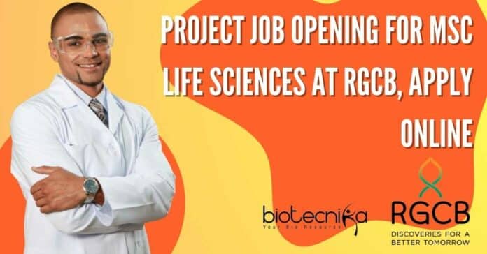 RGCB Project 2022 Job