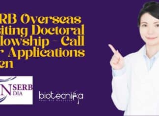 SERB Overseas Visiting Doctoral Fellowship