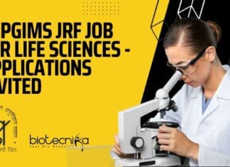 SGPGIMS JRF Job For Life Sciences