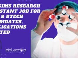 SGPGIMS Research Assistant Vacancy