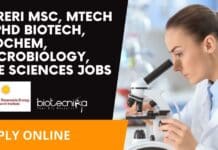 SPRERI MSc, MTech & PhD Biotech, Biochem, Microbiology, Life Sciences Jobs SPRERI Jobs