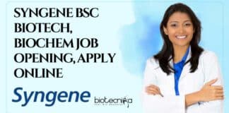 Syngene BSc Biotech