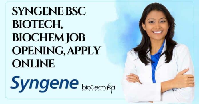Syngene BSc Biotech