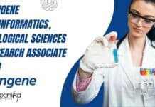 Syngene Bioinformatics, Biological Sciences Research Associate Job Syngene Bioinformatics & Biological
