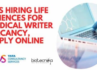 TCS Medical Writer Vacancy
