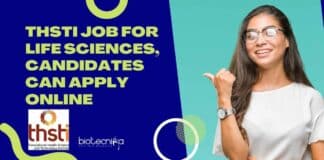 THSTI Job For Life Sciences