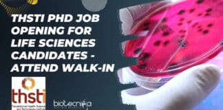 THSTI PhD Job Opening