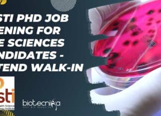 THSTI PhD Job Opening