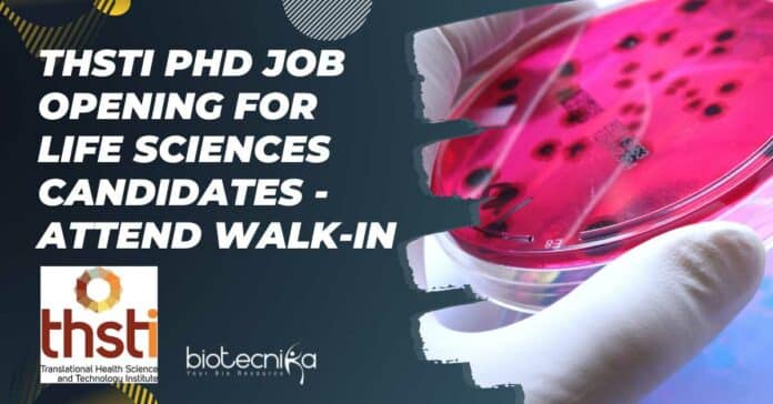 THSTI PhD Job Opening