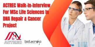 ACTREC MSc Life Sciences