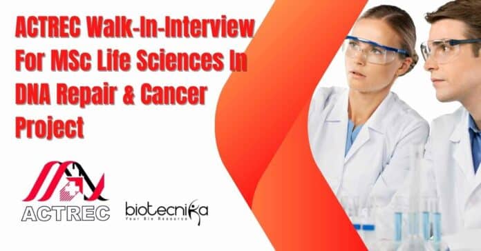 ACTREC MSc Life Sciences