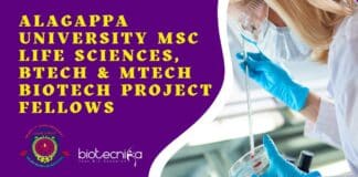 Alagappa University MSc Life Sciences