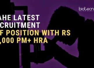 JRF Jobs For Biotech