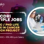 CSIR CDRI Job Openings