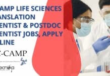 C-CAMP Life Sciences Translation Scientist & Postdoc Scientist Jobs, Apply Online C-CAMP Life Sciences Translation