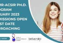 CBMR-AcSIR Ph.D. Program January 2023 Admissions Open – Last Date Approaching CBMR PhD Admission 2023