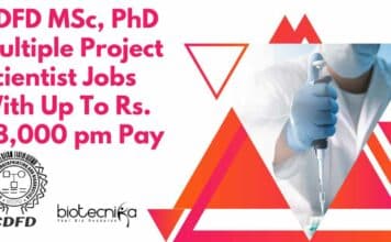 CDFD Project Scientist Jobs