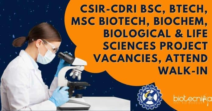 CDRI Project Vacancies 2022