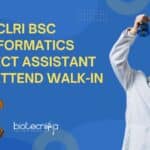 CSIR-CLRI BSc Bioinformatics