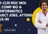 CSIR-CLRI MSc Mol Bio, Comp Bio & Bioinformatics Project Jobs, Attend Walk-In CSIR-CLRI MSc Mol Bio