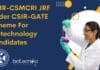 CSIR-CSMCRI JRF Under CSIR-GATE Scheme For Biotechnology Candidates CSIR-CSMCRI JRF