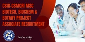 CSIR-CSMCRI MSc Biotech