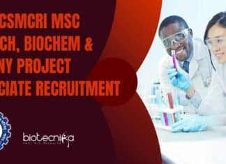 CSIR-CSMCRI MSc Biotech