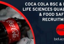 Coca Cola Life Sciences Job